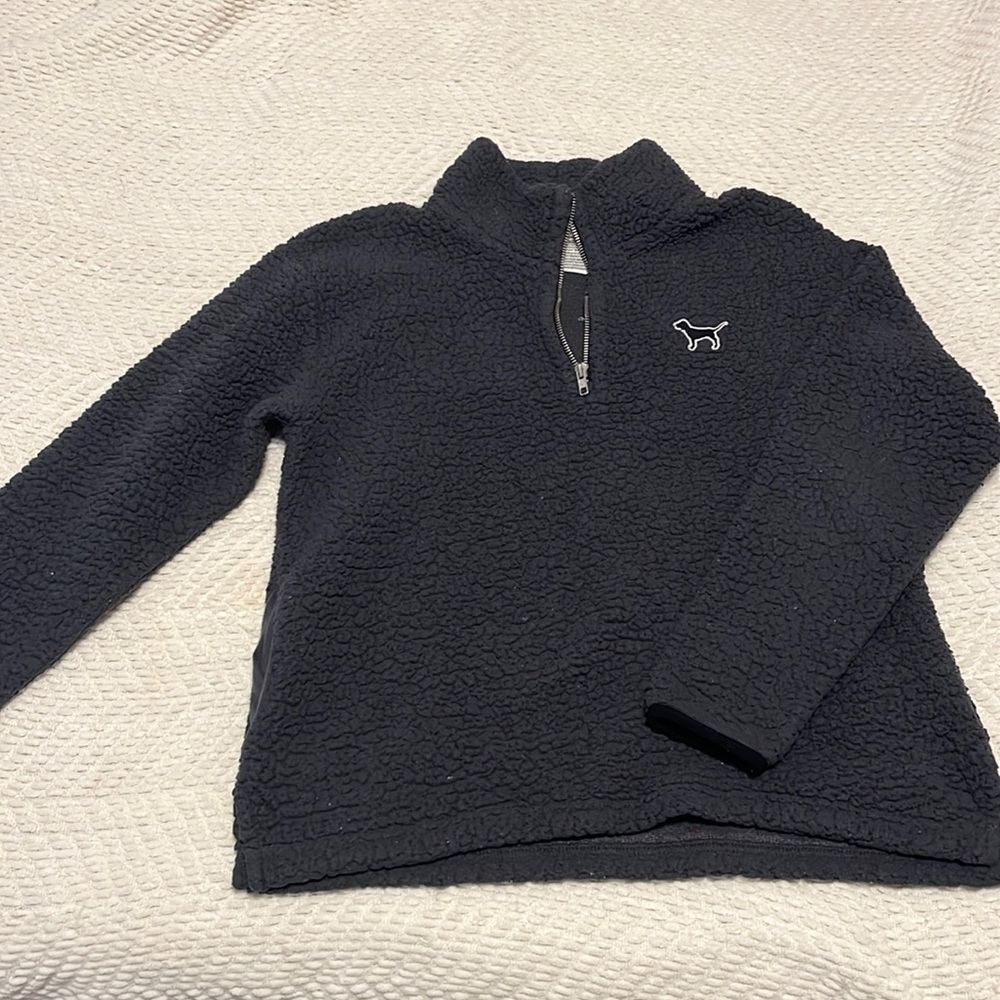 PINK Fleece Half Zip Jacket